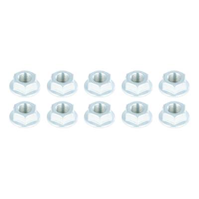 CURT - CURT 2025027783 Trailer Suspension Hex Flange Nut 7/16"-20 Thread Size 10Pc