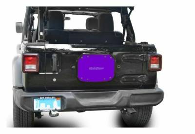 Steinjager - Steinjager J0048222 Spare Tire Carrier Delete Plate Sinbad Purple for Jeep JL