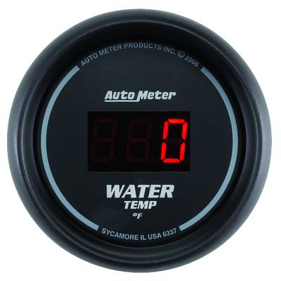 AutoMeter - AutoMeter 6337 Sport-Comp Water Temperature Gauge 0-340-DEG F 2-1/16"