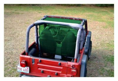 Steinjager - Steinjager J0043632 Teddy Top Truckster Mesh Bikini Green for Jeep Wrangler TJ