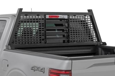 Rough Country Suspension Systems - Rough Country 24000 MOLLE Panel Headache Rack Black 15-26 Ford F150