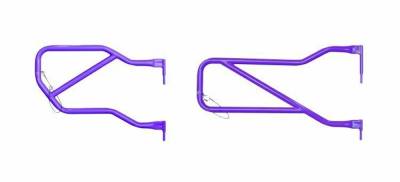 Steinjager - Steinjager J0042645 Front/Rear Tubular Trail Doors Purple for Jeep JK 4DR