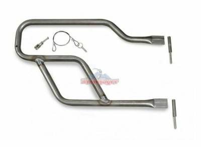 Steinjager - Steinjager J0047855 Rear Tubular Trail Doors Bare for Jeep XJ 4DR