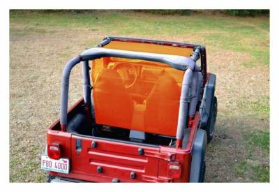 Steinjager - Steinjager J0043627 Teddy Top Truckster Mesh Bikini Orange for Jeep Wrangler TJ