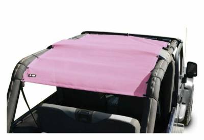 Steinjager - Steinjager J0046879 Teddy Top Mesh Extended Bikini Mauve for Jeep Wrangler LJ
