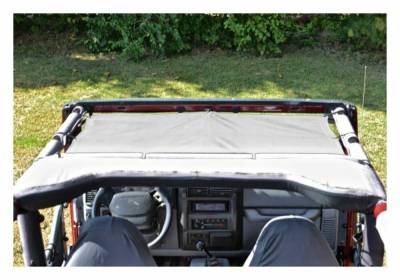Steinjager - Steinjager J0043706 Teddy Top Mesh Bikini White for Jeep Wrangler TJ