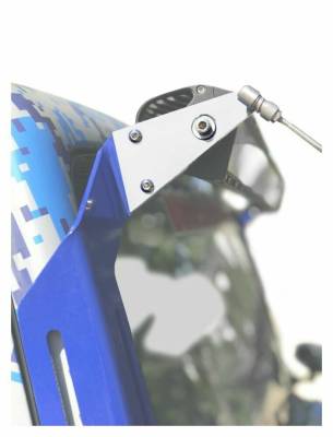 Steinjager - Steinjager J0047547 Upper A-Pillar Limb Lifter Brackets White for Jeep JK