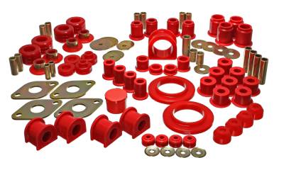 Energy Suspension - Energy Suspension 8.18104R Hyper-Flex Master Bushing Kit Red