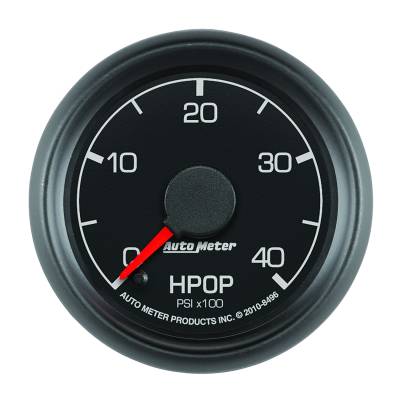 AutoMeter - AutoMeter 8496 Factory Match HPOP Gauge 0-4K PSI 2-1/16" for Ford Stepper Motor