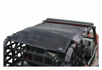 Steinjager - Steinjager J0045985 Teddy Top Mesh Extended Bikini Black for Jeep Wrangler TJ