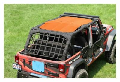 Steinjager - Steinjager J0041465 Teddy Top Mesh Extended Bikini Orange for Jeep JK 4DR