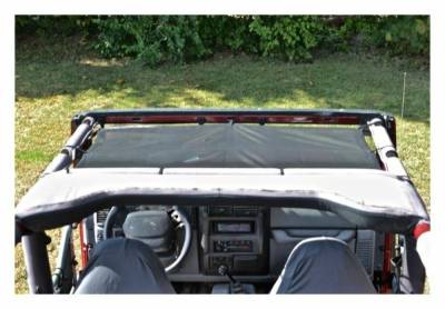 Steinjager - Steinjager J0041460 Teddy Top Mesh Bikini Black for Jeep Wrangler TJ