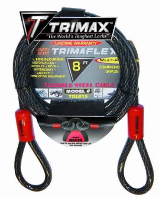 Trimax - Trimax TDL815 TRIMAFLEX Dual Loop Multi-Use Cable 8' L x 15MM
