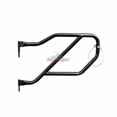 Steinjager - Steinjager J0048323 Rear Tubular Trail Doors Bare for Jeep Wrangler JL 4DR