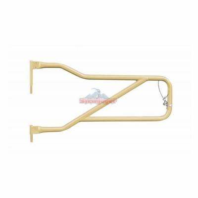 Steinjager - Steinjager Front Tubular Trail Doors-Military Beige for Wrangler JL J0048315