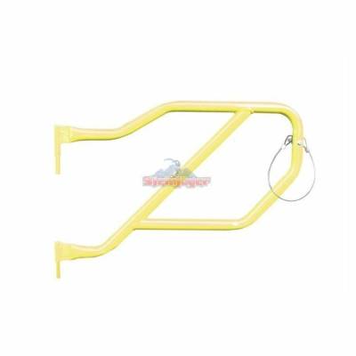 Steinjager - Steinjager J0048329 Rear Tubular Trail Doors Lemon Peel for Jeep Wrangler JL 4DR
