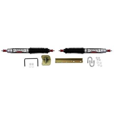 Skyjacker - Skyjacker 9240 Dual Silver Steering Stabilizer Kit 76-98 F150/F250/F350/Bronco