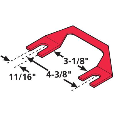 Specialty Products Company / SPC Performance - SPC Performance 35040 Tandem Shims IHC/Navistar Torque Arm Shim 6PC 0.031" Thick