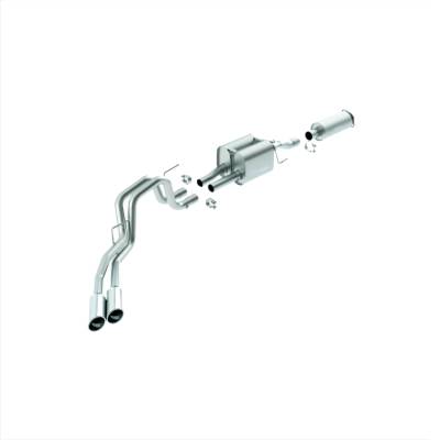 Ford Performance Parts - Ford Perf M-5200-F15R145C 11-14 F150 Raptor 6.2L Cat-Back Touring Exhaust 145"WB