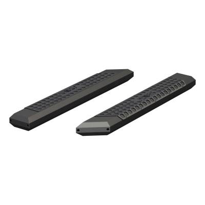 ARIES - ARIES 2055953 AdvantEDGE 5.5x53" Universal Black Alum Running Boards w/o Mounts
