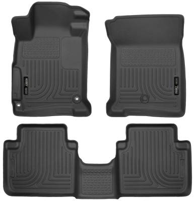 Husky Liners - Husky Liner Weatherbeater Front/Rear Floor Liners Black Honda Accord 98481