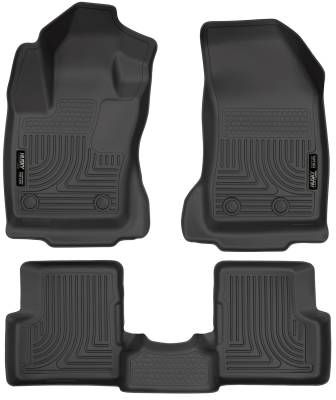 Husky Liners - Husky Liner Weatherbeater Front/Rear Floor Liners Black for Renegade 99081