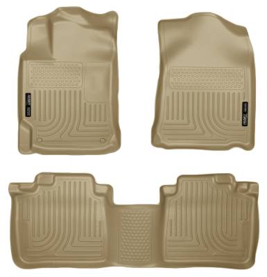 Husky Liners - Husky Liner Weatherbeater Front/Rear Floor Liners Tan for Lexus RX 99553