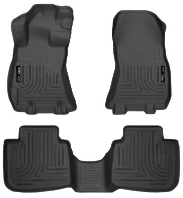 Husky Liners - Husky Liner Weatherbeater Front/Rear Floor Liners Black for Legacy 99841