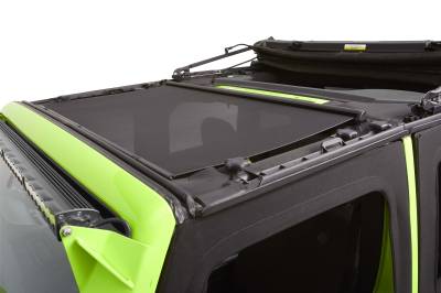 Bestop - Bestop 52405-11 Front Retractable Mesh Sunshade Bikini Top for 07-18 Wrangler JK