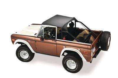 Bestop - Bestop 52542-01 Traditional Bikini Top Black Crush for 66-77 Ford Bronco