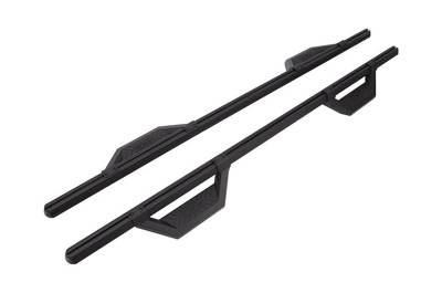 Dee Zee - Dee Zee DZ66311CTB Hex Nerf Bars Black MultiCab Chevy/Ford/GMC/Jeep/Toyota