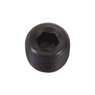 Edelbrock - Edelbrock 9126 Performer Series Socket Head Pipe Plugs 1/2" Single Black