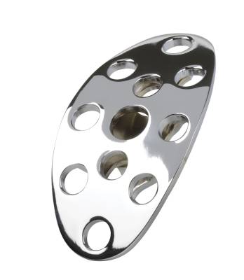 Lokar - Lokar BAG-6152 Chromed Steel Brake/Clutch Pad