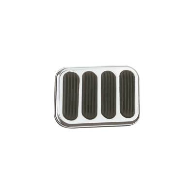 Lokar - Lokar SG-6017 XL Chromed Steel Brake Pedal Pad