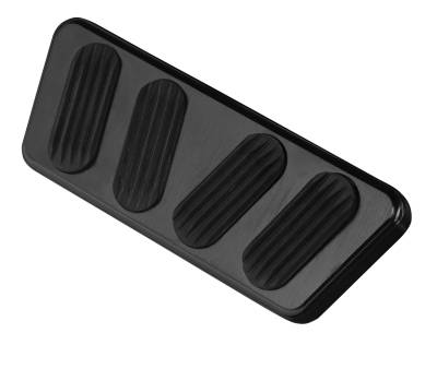 Lokar - Lokar XBAG-6123 Billet Aluminum Automatic Brake Pedal Pad for 64-68 Mustang