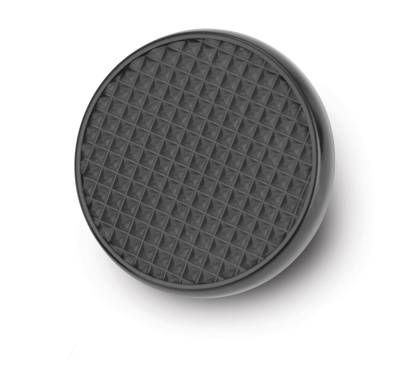 Lokar - Lokar XSPO-6071 Midnight Series Round Steel Brake Pedal Pad