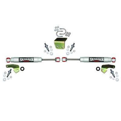 Skyjacker - Skyjacker 9211 Silver Dual Steering Stabilizer Kit for 11-19 Chevy/GMC 4WD