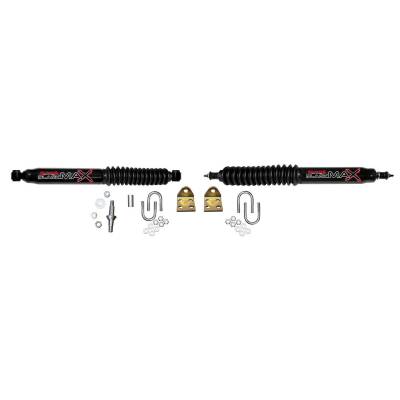 Skyjacker - Skyjacker 8219 Black Dual Steering Stabilizer Kit for 97-06 Jeep Wrangler TJ