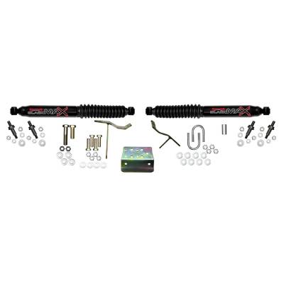 Skyjacker - Skyjacker 8239 Black Dual Steering Stabilizer Kit for 11-13 RAM 2500/3500 4WD