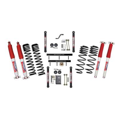 Skyjacker - Skyjacker TJ401BPHLT 4" Coil Lift Kit w/Links Hydro Shocks for Jeep Wrangler TJ