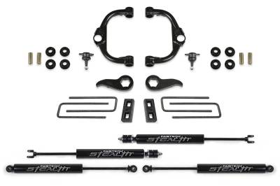 Fabtech - Fabtech K1179M 3.5" Ball Joint UCA Lift Kit w/Shock for 20-26 Silv/Sierra 3500HD