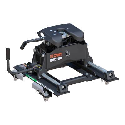 CURT - CURT 16669 A20 Sliding 5th Wheel Hitch 20K 16-19 Silverado/Sierra 2500HD/3500