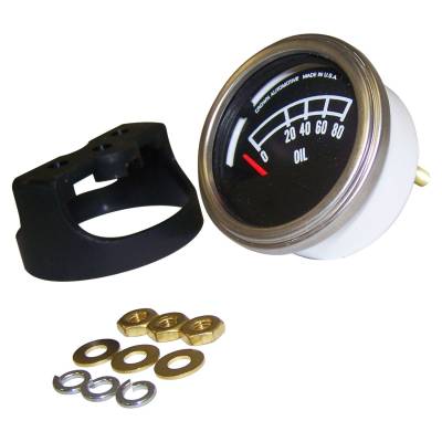 Crown Automotive Jeep Replacement - Crown Automotive J5460640 Oil Pressure Gauge for 76-78 Jeep CJ5/CJ7
