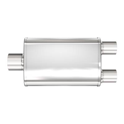 MagnaFlow Exhaust Products - MagnaFlow 13288 Multi-Chamber Muffler 3/2.5" Center/Dual 4x14x9 Body