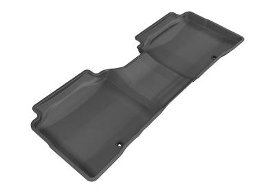 3D MAXpider - MAXpider L1KA02521509 Kagu Floor Mat Rear Black for KIA Optima