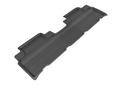 3D MAXpider - MAXpider L1LX04121509 Kagu Floor Mat Rear Black for RX350/RX450H