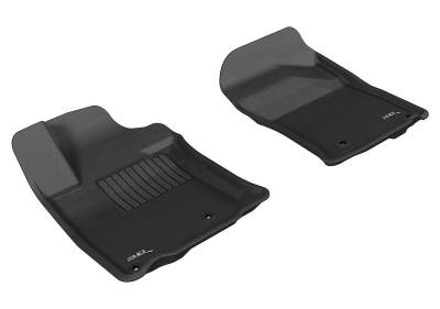 3D MAXpider - MAXpider L1LX04311509 Kagu Floor Mat Front Black for 10-13 GX460