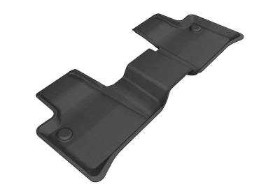 3D MAXpider - MAXpider L1MB00821509 Kagu Floor Mat Rear Black Mercedes ML GL Class