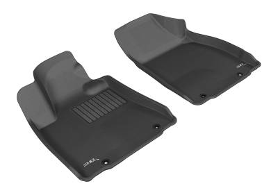 3D MAXpider - MAXpider L1LX04511509 Kagu Floor Mat Front Black for RX350/RX450H