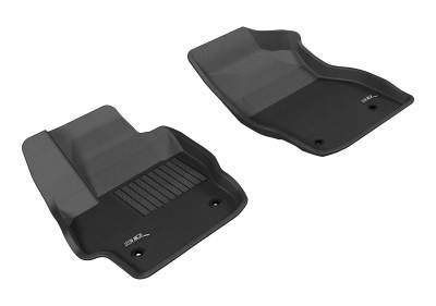 3D MAXpider - MAXpider L1MZ01311509 Kagu Floor Mat Front Black Mazda Mazda3